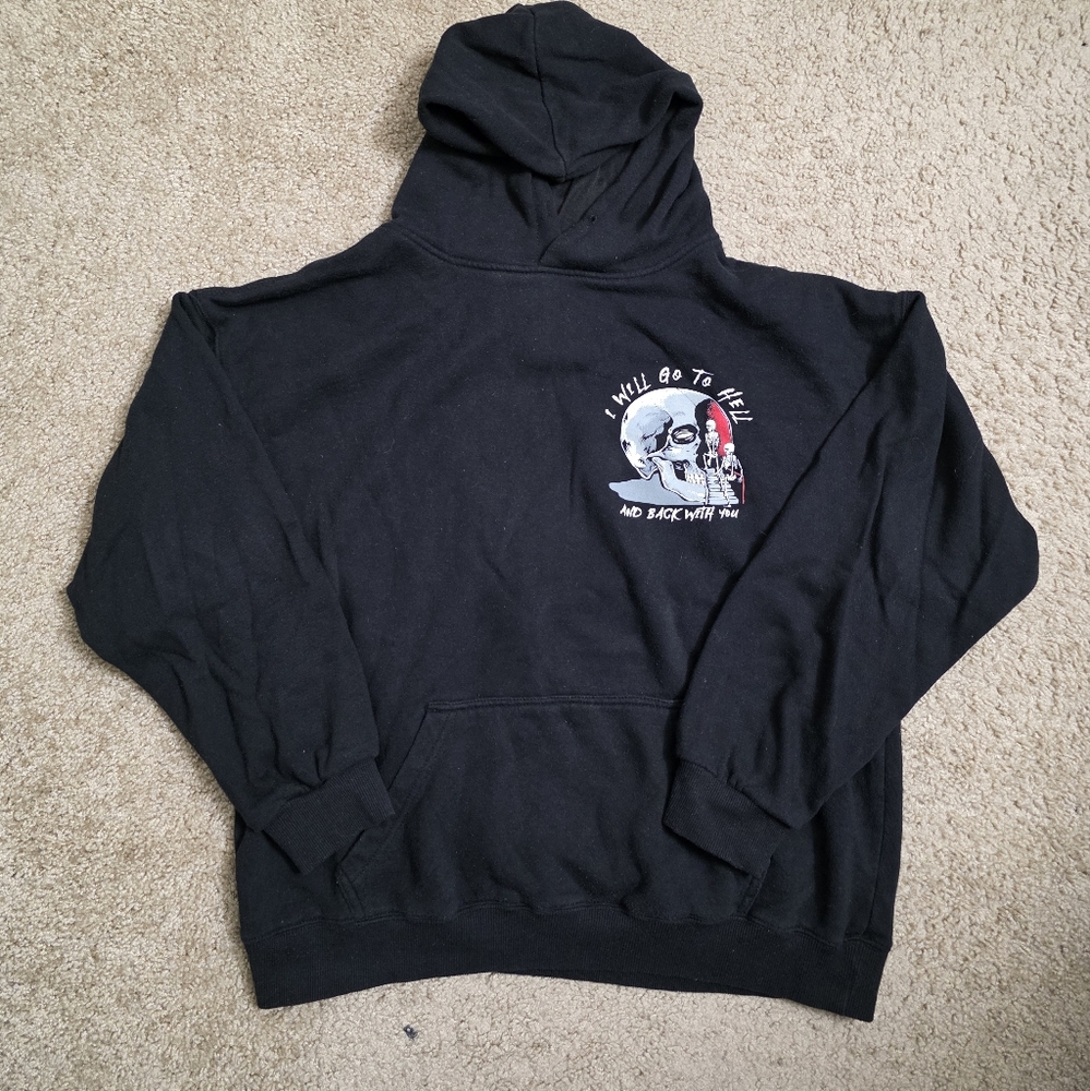 Black Hoddie Skull